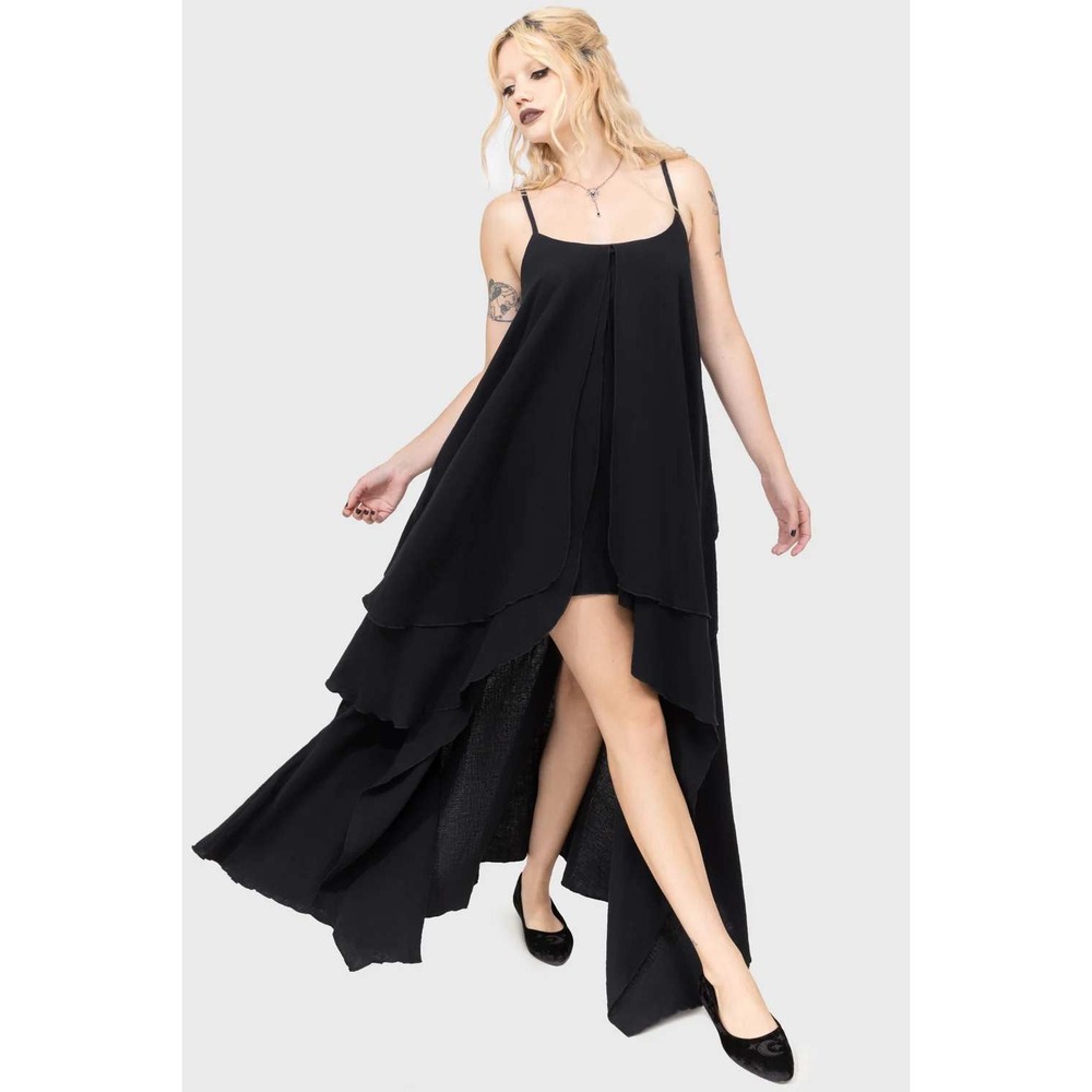 Killstar shadowstrall summer fairy tiered dress - Picture 2 of 5